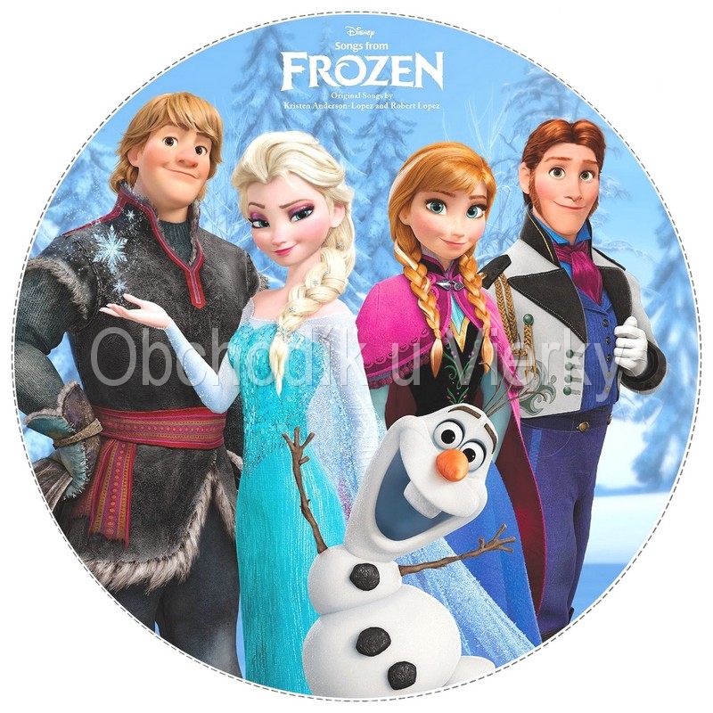 Jedlý obrázok Frozen č.8111,38